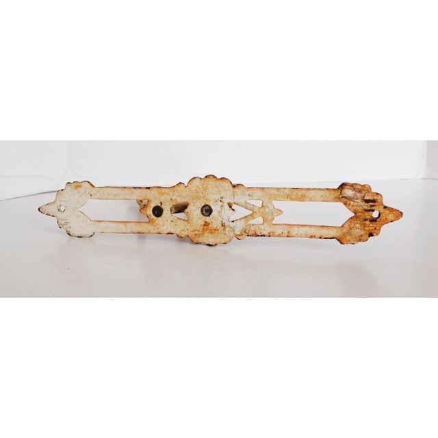 Rustic Vintage Cast Iron Garden Decor Bird Hook For Sale - Image 4 of 4