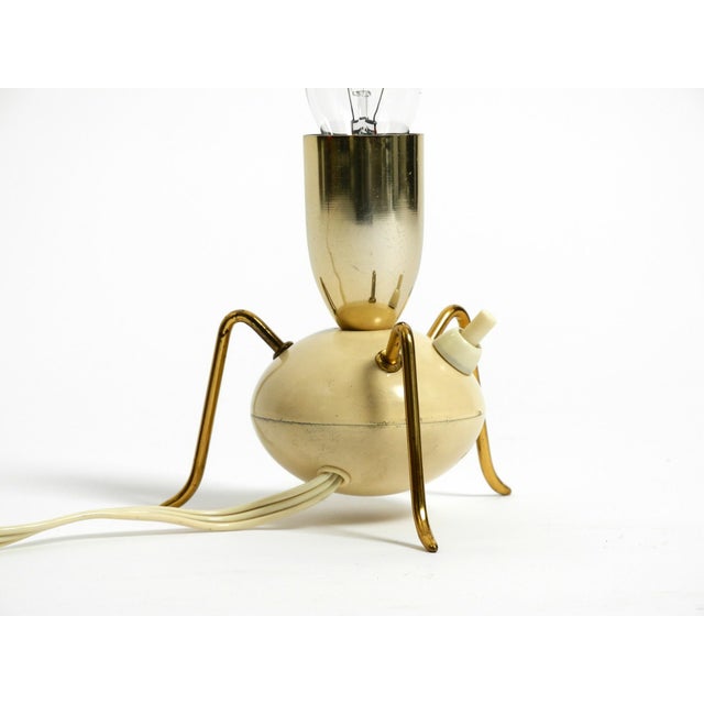 Mid-Century Modern Brass Tripod Table Lamp, 1950s For Sale - Image 15 of 18