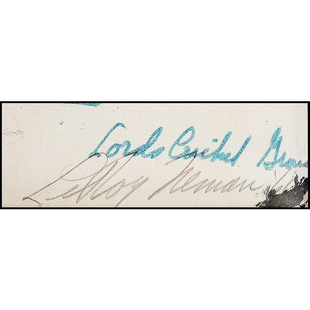 Abstract Expressionism 1960s Lord's Cricket Grass, LeRoy Neiman For Sale - Image 3 of 5
