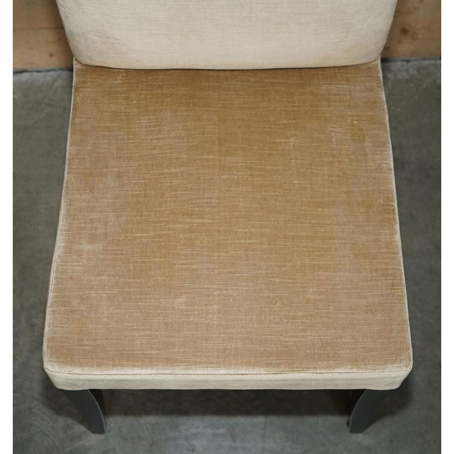 Chesterfield Dining Chairs in Tufted Velvet Upholstery from Fendi Casa, Set of 4 For Sale - Image 5 of 18