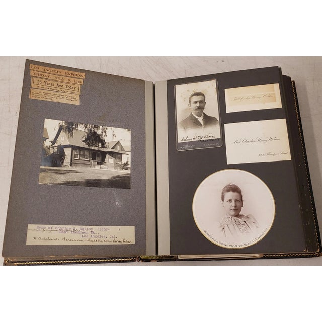 Early 20th Century Walton Family Genealogy "Ancestors of Adelaide Bereman Walton", Los Angeles C.1908 For Sale - Image 5 of 13