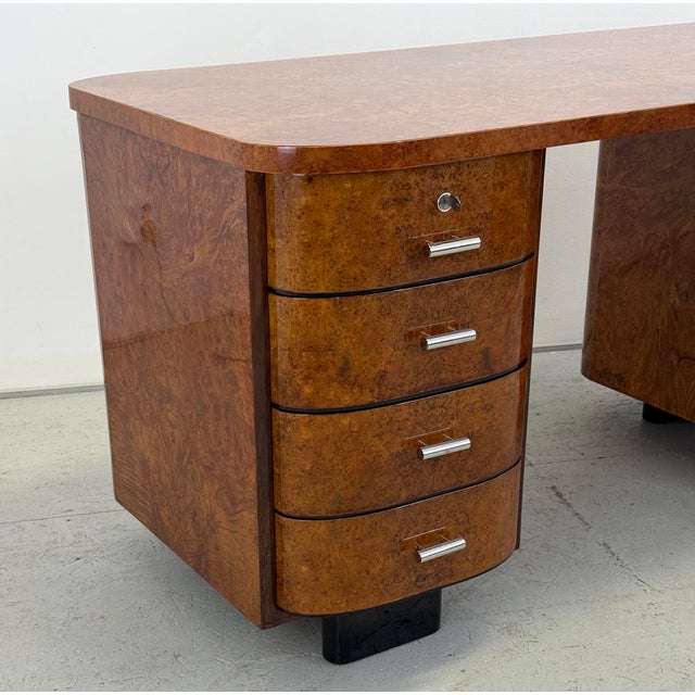 Art Deco Model H-178 Writing Desk by Jindřich Halabala from Up Závody, 1930s For Sale - Image 15 of 18