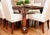 Wood Farmhouse Handcrafted Rectangular Planked-Top Dining Table For Sale - Image 7 of 11