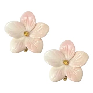 Conch Floral Earring For Sale