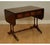 Vintage Flamed Hardwood Extendable Drop Leaf Side Table For Sale - Image 11 of 12