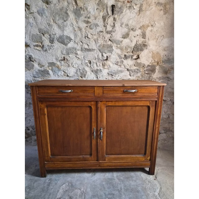 Rustic French Country Sideboard in Wood, 1950 For Sale - Image 13 of 18