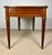 Elegant Early 20th Century Writing Desk With Brass Details and Three Drawers For Sale - Image 11 of 14