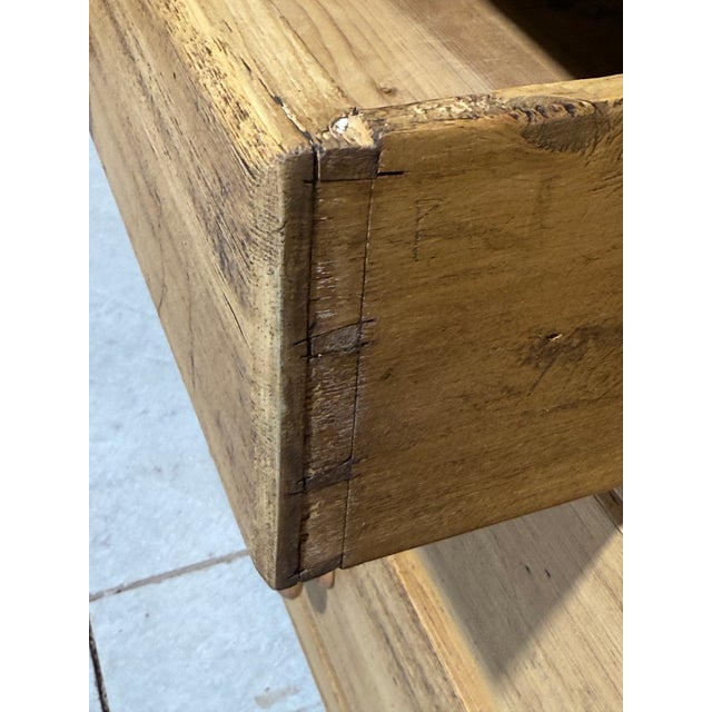 Antique Pine Two Over Two Drawers - Chest of Drawers With Gallery Back - From England For Sale - Image 16 of 18