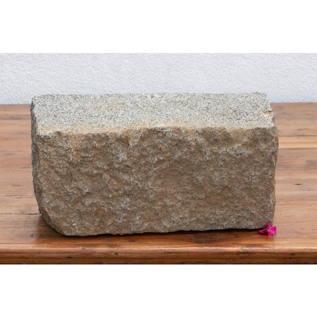 Early 20th Century Large Himalayan Stone Grain Basin For Sale - Image 5 of 6