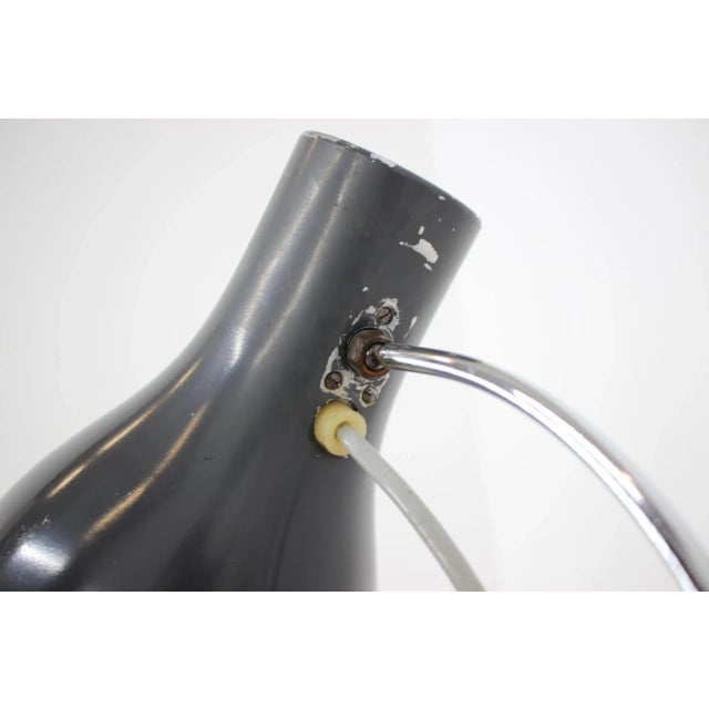 Metal Table Lamp by Josef Hurka for Lidokov, Czechoslovakia, 1970s For Sale - Image 7 of 11