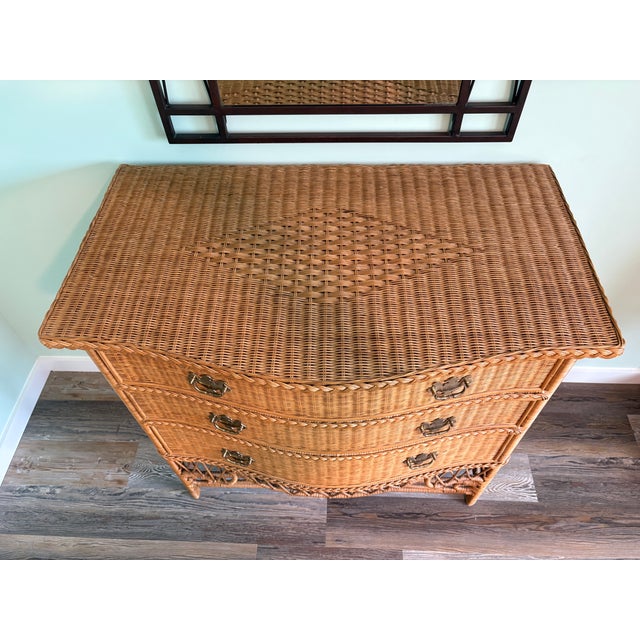Vintage Ralph Lauren "Safari" Collection Wicker Bedroom Set, Bed and Two Dressers For Sale - Image 15 of 17