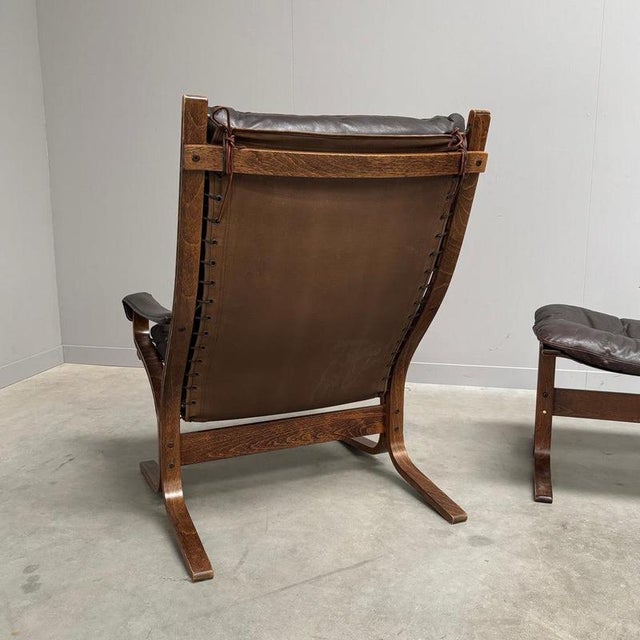 Set of Siësta Lounge Chair and Ottoman by Ingmar Relling, 1960s For Sale - Image 12 of 16