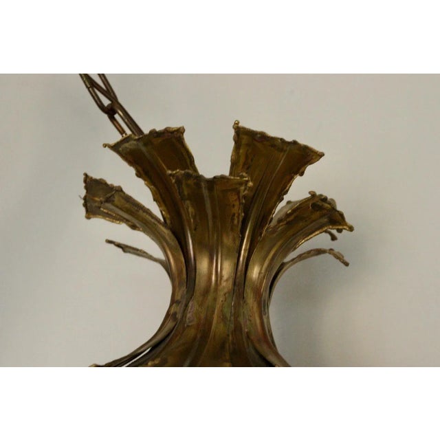 Metal Danish Butalist Pendant by Svend Aage Holm Sørensen, 1960s For Sale - Image 7 of 9
