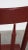 Vintage Dutch Farmers Side Chair in Burgundy Wood For Sale - Image 11 of 12