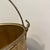 Mid 20th Century Decorative Crafts Inc Large Hammered Brass Pot Kettle With Brass Swing Handle For Sale - Image 4 of 9