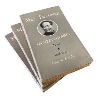 Chairman Mao Tse Tung Collectible - 3 Volume Set For Sale