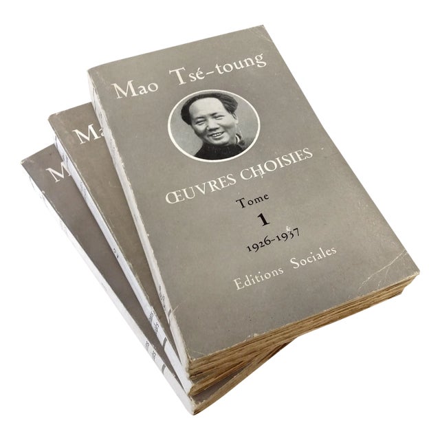 Chairman Mao Tse Tung Collectible - 3 Volume Set For Sale