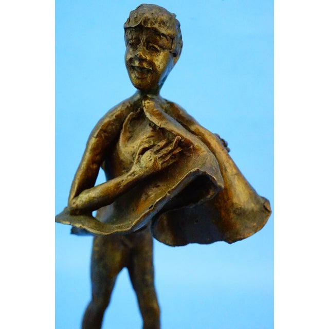 Augusto Conti, Nude Woman Gust of Wind, 1960s, Bronze For Sale - Image 11 of 18