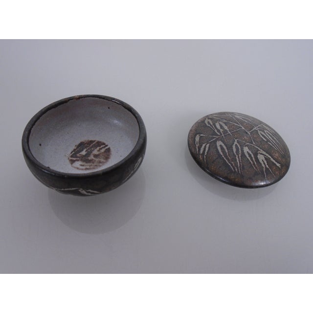 1960s German Studio Ceramic Bowl by Monika Maetzel, 1960s For Sale - Image 5 of 10