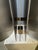 Art Deco Style Metal&Traventine Based Abstract Sculpture Dimensions:4.25”w x 5.25”d x 15.25”h Condition:Good used...