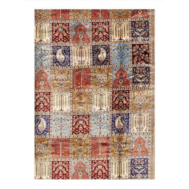 Exquisite Design Paris Palace Fine Power Loom V. Silk Rug Persian Qum Design Viscose on a cotton foundation with a...