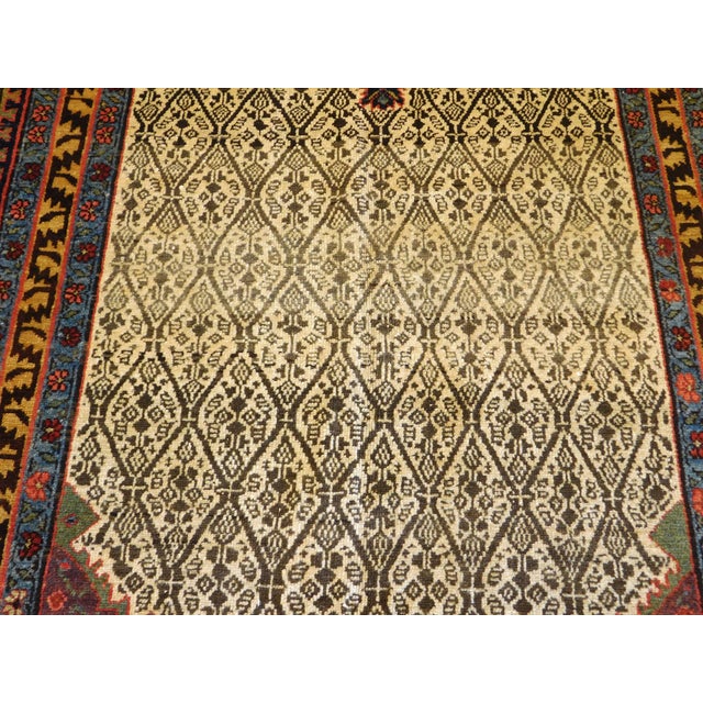Tan Hand Knotted Northwest Persian Camel Hair Sarab Gallery rug.4"9"x 11' For Sale - Image 8 of 18
