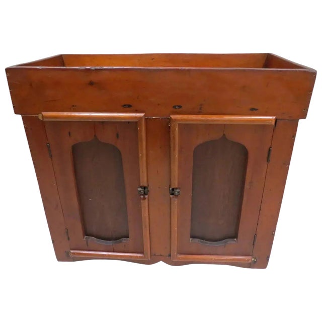 19th Century Antique Primitive Handmade Farmhouse Dry Sink For Sale