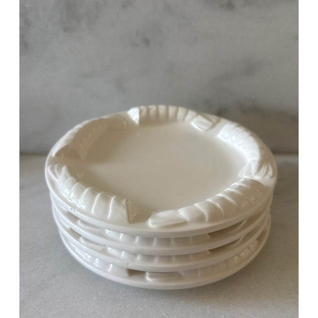 Set of 4 Vintage Coastal Shafford "Sea Fare" Shrimp Tail Bowls, Small Plates and Forks For Sale In Austin - Image 6 of 18