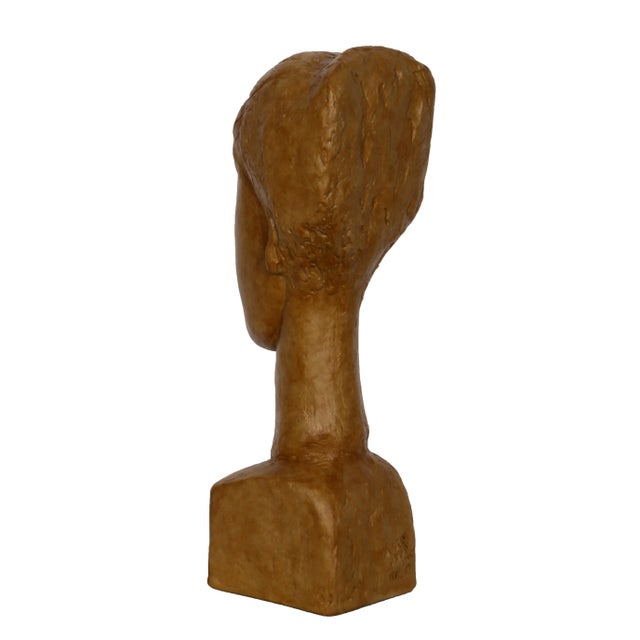 1960s Tete de Femme, Amedeo Modigliani Sculpture For Sale - Image 5 of 6