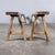 Vintage French Oak Benches, 1940s, Set of 2 For Sale - Image 8 of 13