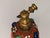 Glass Czech Red Cut to Clear Jeweled Atomizer: Ormolu Filigree Floral Design For Sale - Image 7 of 10
