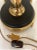 Black Vintage Brass & Black Bouillotte Table Lamp For Sale - Image 8 of 12