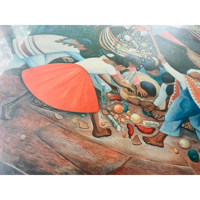 1980s Vintage Diego Rivera Museum Exhibit Poster "Pinata" Mexico City For Sale - Image 5 of 11