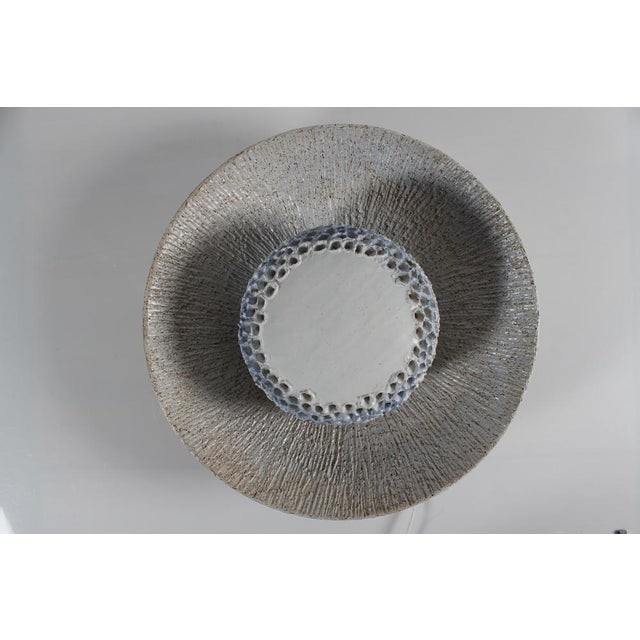 Danish Sculptural Sun Wall Sconce from Brangstrup Stentøj, 1970s For Sale - Image 17 of 17