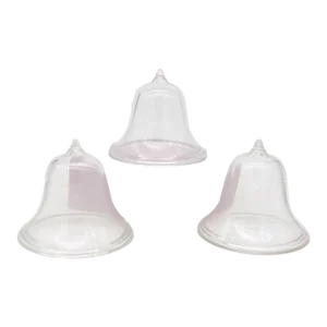 Set of 3 Glass Garden Cloches, English Mid 20th C.