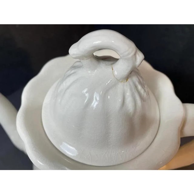 Early 20th Century Antique English Ironstone Coffee Pot or Tea Pot - William Adams For Sale - Image 5 of 6