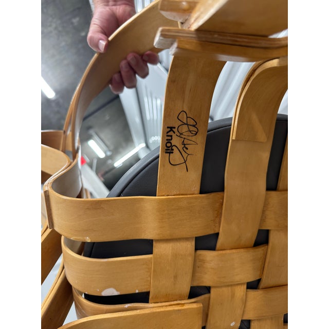 Frank Gehry Two Cross Check Chairs and Face Off Table For Sale - Image 9 of 12