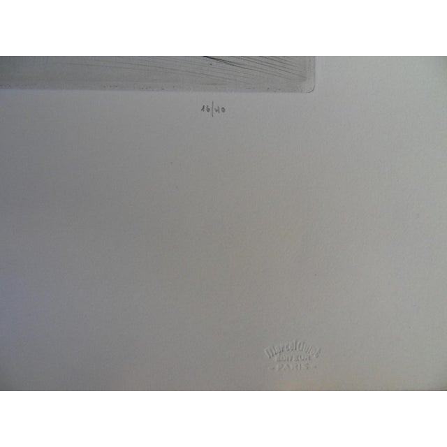 Mily Possoz, The Cat's Nap, Original Signed Engraving For Sale - Image 7 of 8