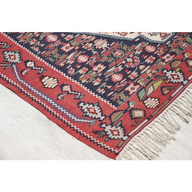 Textile Vintage Sanne Kelim Rug, 1940s For Sale - Image 7 of 13