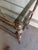 Metal Steel and Brass Etagere With Bevelled Mirror Circa 1930 For Sale - Image 7 of 14