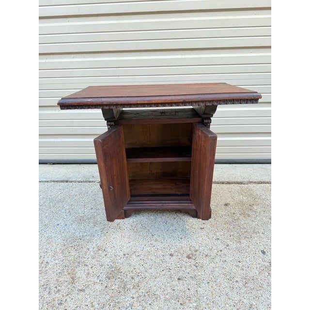 Renaissance Antique Renaissance Style Liquor Cabinet For Sale - Image 3 of 12