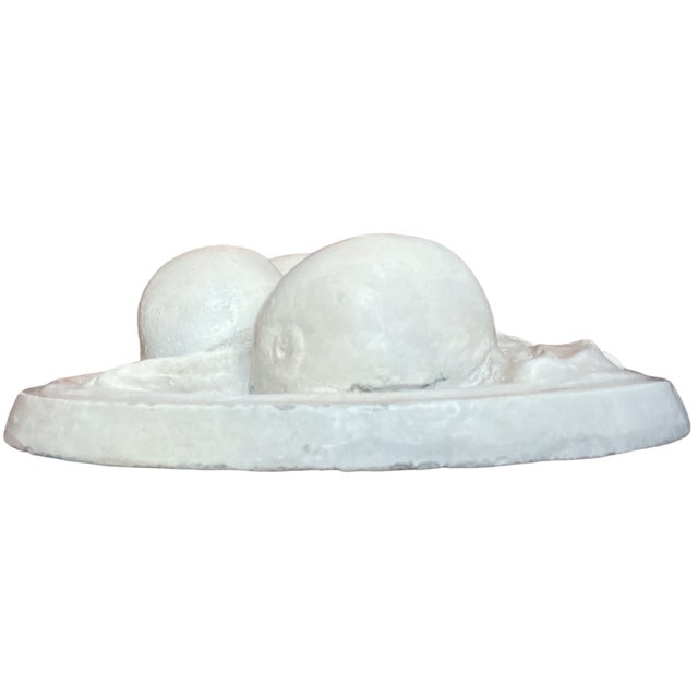 Vintage Plaster Fruit Relief Plaque Italian Neoclassical Style 8” After Bunny Williams Home For Sale In Jacksonville, FL - Image 6 of 7