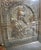 Vintage 40s Pressed Tin Italian Votive Madonna and Child For Sale - Image 4 of 7