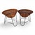 This exceptional pair of vintage Pod Chairs combines the natural appeal of finely crafted wicker with the delicate...