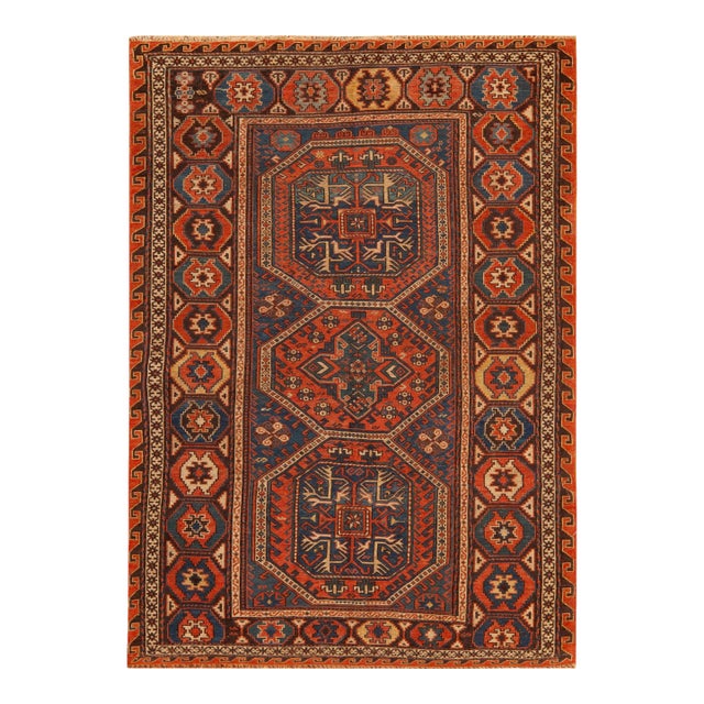 Nazmiyal Collection Antique Caucasian Soumak Rug For Sale