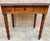 Early 20Th Century French Oak Work Table with One Drawer of and Wood Knob Handle