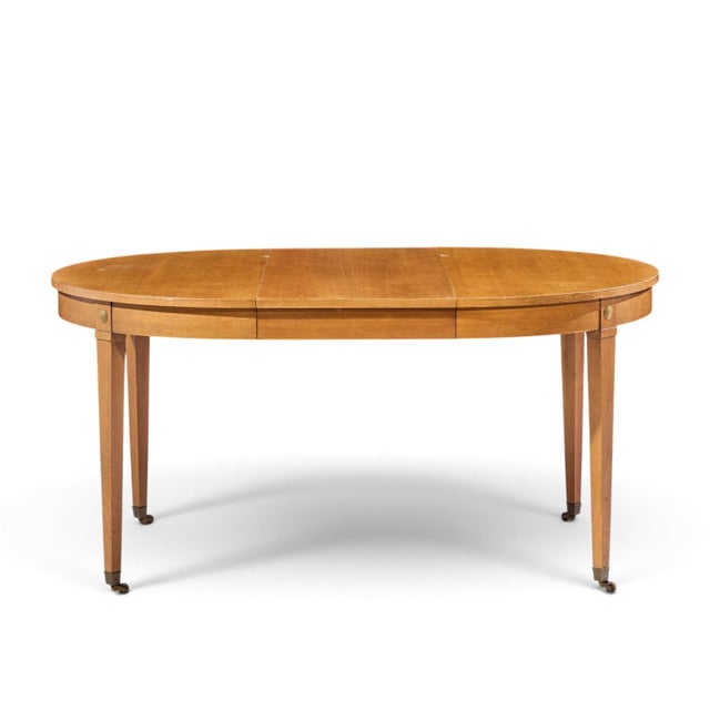 Baker Milling Road Walnut Expanding Dining Table With 2 Leaves For Sale - Image 10 of 13