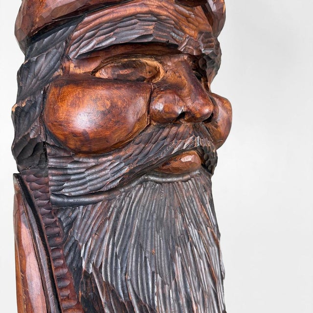 Ainu Totem Sculpture, Hokkaido, Japan, 1960s-1970s For Sale - Image 4 of 18