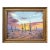 Mid Century Desert Cactus Sunset Landscape by Russell Dale Moffett by Russell Dale Moffett For Sale