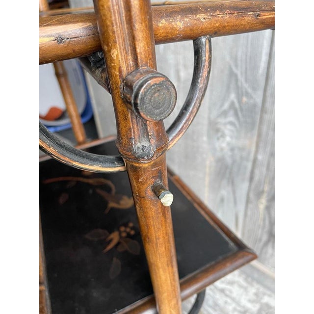 Napoleon III Bamboo Tea Table For Sale - Image 10 of 11